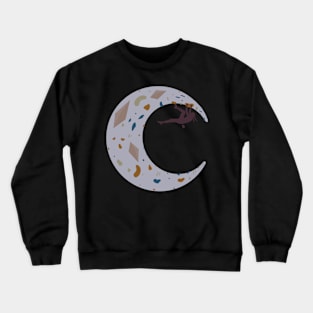 Moon Climber Grey Crewneck Sweatshirt